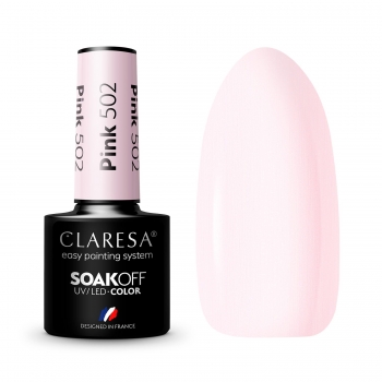 Claresa lakier hybrydowy Pink 502 5g